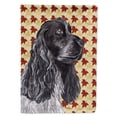 thumbnail image 1 of Carolines Treasures SC9540-FLAG-PARENT Cocker Spaniel Fall Leaves Flag  multicolor, 1 of 2