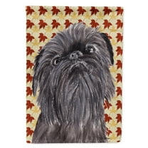 Carolines Treasures SC9545-FLAG-PARENT Brussels Griffon Fall Leaves Flag multicolor