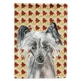 thumbnail image 1 of Carolines Treasures SC9550-FLAG-PARENT Chinese Crested Fall Leaves Flag  multicolor, 1 of 2