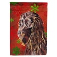 thumbnail image 1 of Carolines Treasures SC9588-FLAG-PARENT Boykin Spaniel Red Snowflake Christmas Flag  multicolor, 1 of 3