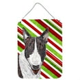 thumbnail image 1 of Carolines Treasures SC9617DS1216 Bull Terrier Candy Cane Christmas Wall or Door Hanging Prints 12WX16H multicolor, 1 of 2