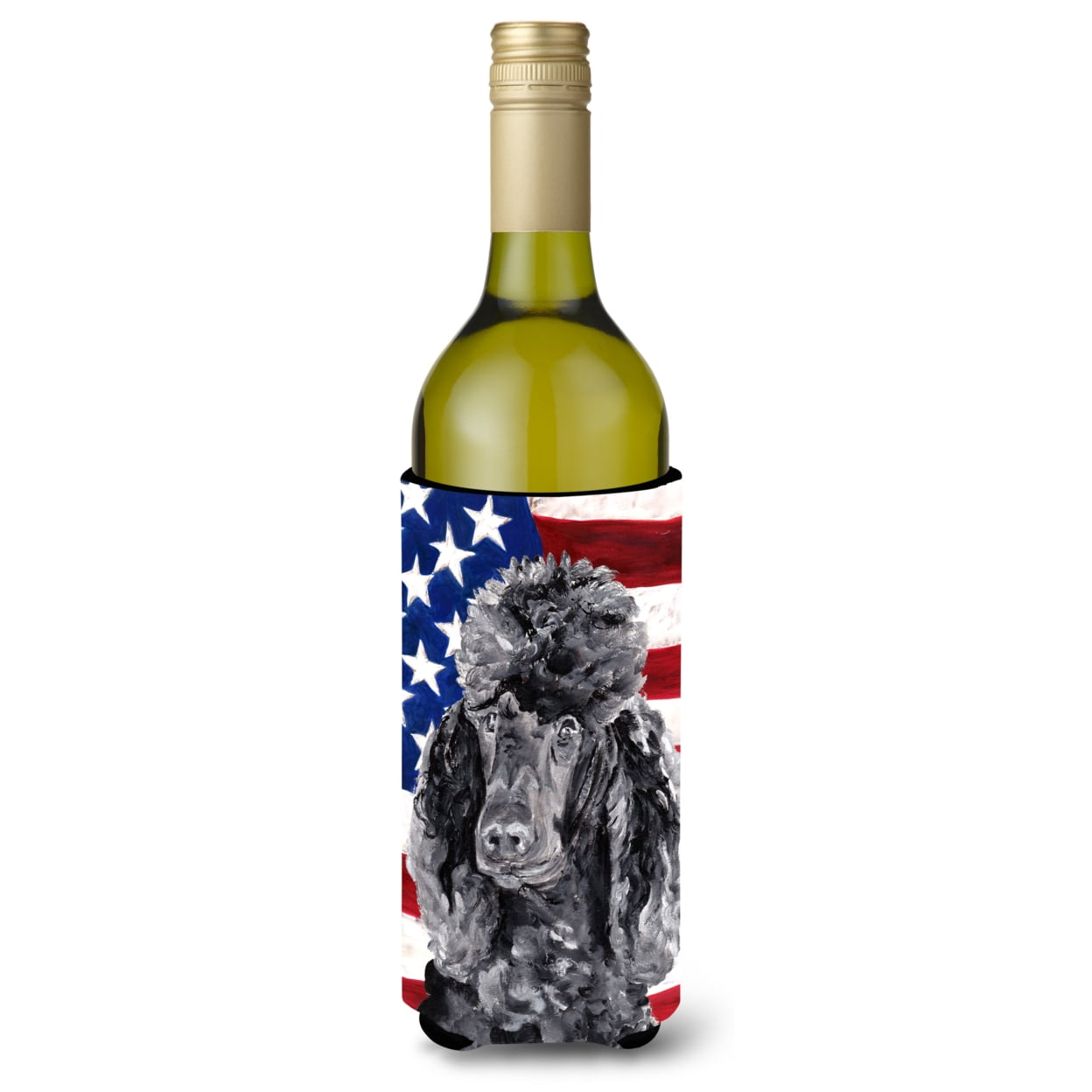 Caroline's Treasures Standard Poodle Wine Bottle Beverage Insulator
