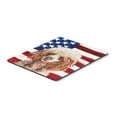 thumbnail image 1 of Carolines Treasures SC9627MP Red Miniature Poodle with American Flag USA Mouse Pad Hot Pad or Trivet Large multicolor, 1 of 1