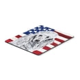 thumbnail image 1 of Carolines Treasures SC9631MP White Standard Poodle with American Flag USA Mouse Pad Hot Pad or Trivet Large multicolor, 1 of 1