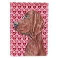 thumbnail image 1 of Carolines Treasures SC9707GF Redbone Coonhound Hearts and Love Flag Garden Size  Small multicolor, 1 of 3