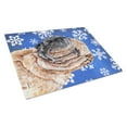 thumbnail image 1 of Carolines Treasures SC9767LCB Shar Pei Winter Snowflakes Glass Cutting Board Large, 12H x 16W, multicolor, 1 of 1