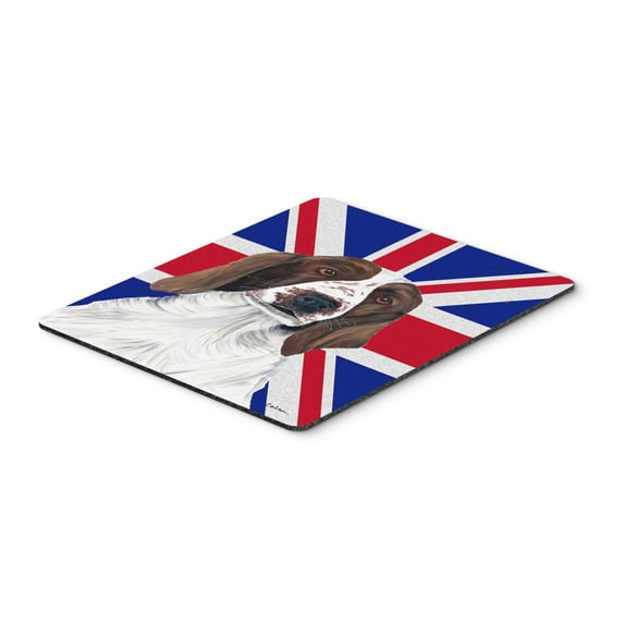 Carolines Treasures SC9837MP "Springer Spaniel with English Union Jack British Flag Mouse Pad Hot Pad or Trivet" Large