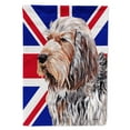 thumbnail image 1 of Carolines Treasures SC9879GF Otterhound with English Union Jack British Flag Garden Flag Garden Size multicolor, 1 of 2