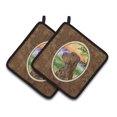 thumbnail image 1 of Carolines Treasures SS1017PTHD Field Spaniel Pair of Pot Holders, 7.5HX7.5W, multicolor, 1 of 2