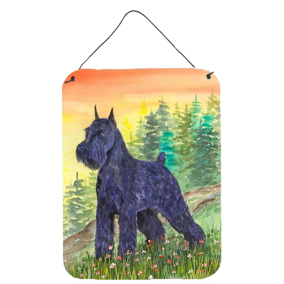 Caroline's Treasures Schnauzer Aluminium Metal Prints, 16 inch x 12 inch