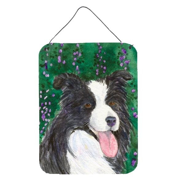Caroline's Treasures SS1053DS1216 Border Collie Wall or Door Hanging Prints, 12x16, multicolor