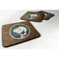 thumbnail image 1 of Carolines Treasures SS1055FC Dandie Dinmont Terrier Foam Coaster Set of 4 3 1/2 x 3 1/2 multicolor, 1 of 3