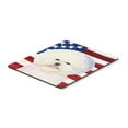 thumbnail image 1 of Carolines Treasures SS4011MP USA American Flag with Bichon Frise Mouse Pad Hot Pad or Trivet Large multicolor, 1 of 1