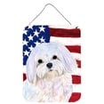 thumbnail image 1 of Carolines Treasures SS4044DS1216 USA American Flag with Maltese Wall or Door Hanging Prints 12x16 multicolor, 1 of 2