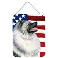 thumbnail image 1 of Carolines Treasures SS4051DS1216 USA American Flag with Keeshond Wall or Door Hanging Prints 12x16 multicolor, 1 of 2