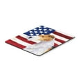 thumbnail image 1 of Carolines Treasures SS4057MP USA American Flag with Fox Terrier Mouse Pad Hot Pad or Trivet Large multicolor, 1 of 1