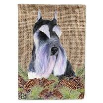 Schnauzer Garden Flag