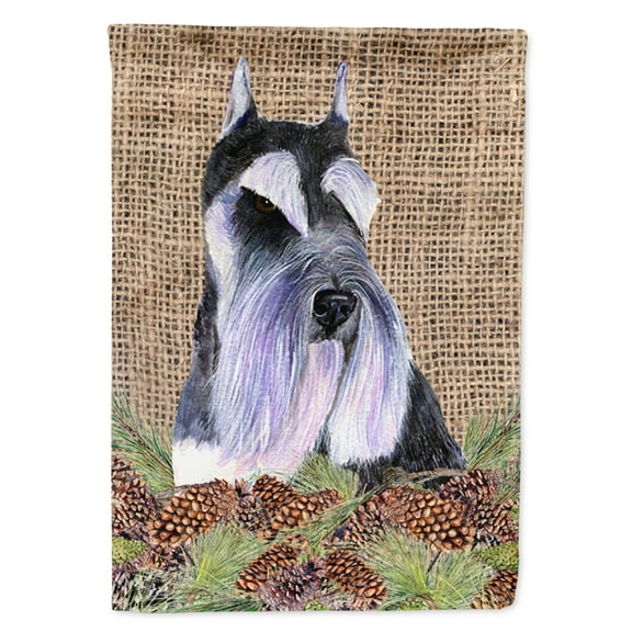 Schnauzer Garden Flag