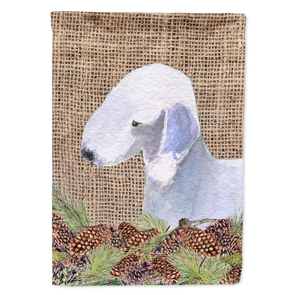 Bedlington Terrier Garden Flag
