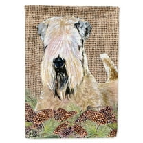 Carolines Treasures SS4079-FLAG-PARENT Wheaten Terrier Soft Coated Flag  multicolor