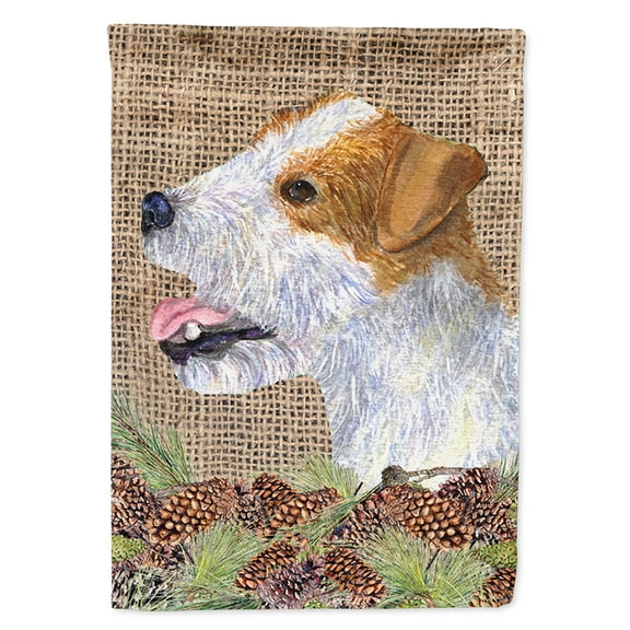 Carolines Treasures SS4093-FLAG-PARENT Jack Russell Terrier Flag  multicolor