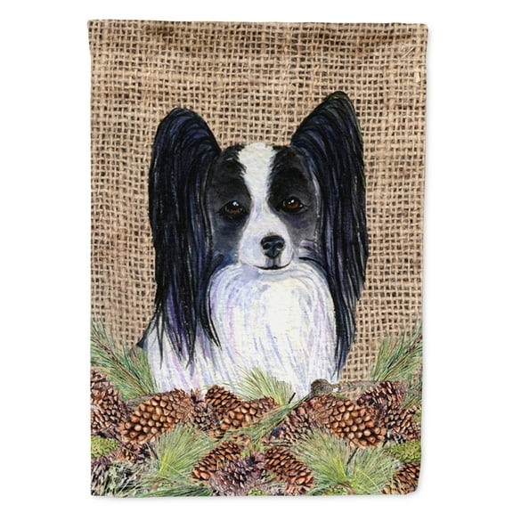 Carolines Treasures SS4094-FLAG-PARENT Papillon Flag  multicolor