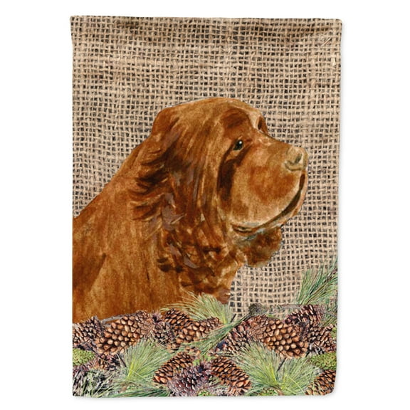Carolines Treasures SS4099-FLAG-PARENT Sussex Spaniel Flag  multicolor