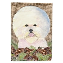 Carolines Treasures SS4106-FLAG-PARENT Bichon Frise Flag  multicolor