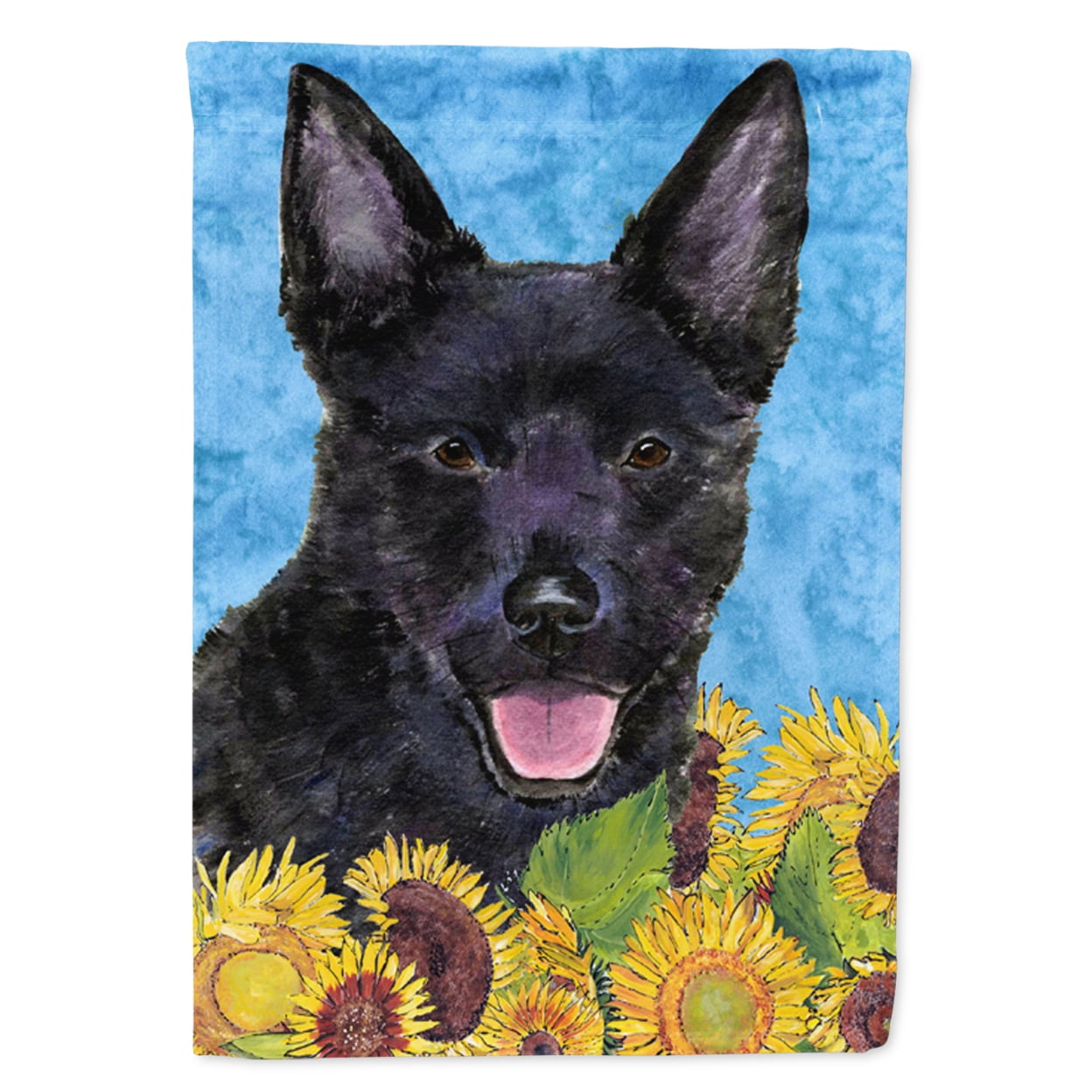 Carolines Treasures SS4131-FLAG-PARENT Australian Kelpie Flag  multicolor