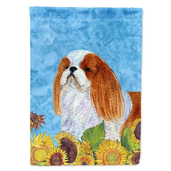 Carolines Treasures SS4140-FLAG-PARENT English Toy Spaniel Flag  multicolor