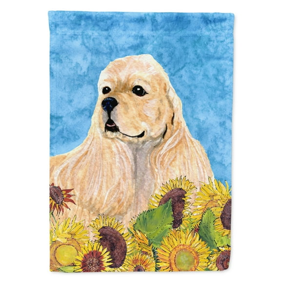 Carolines Treasures SS4155-FLAG-PARENT Cocker Spaniel Flag  multicolor