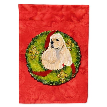 Carolines Treasures SS4209CHF Cocker Spaniel Flag Canvas, Large, Multicolor
