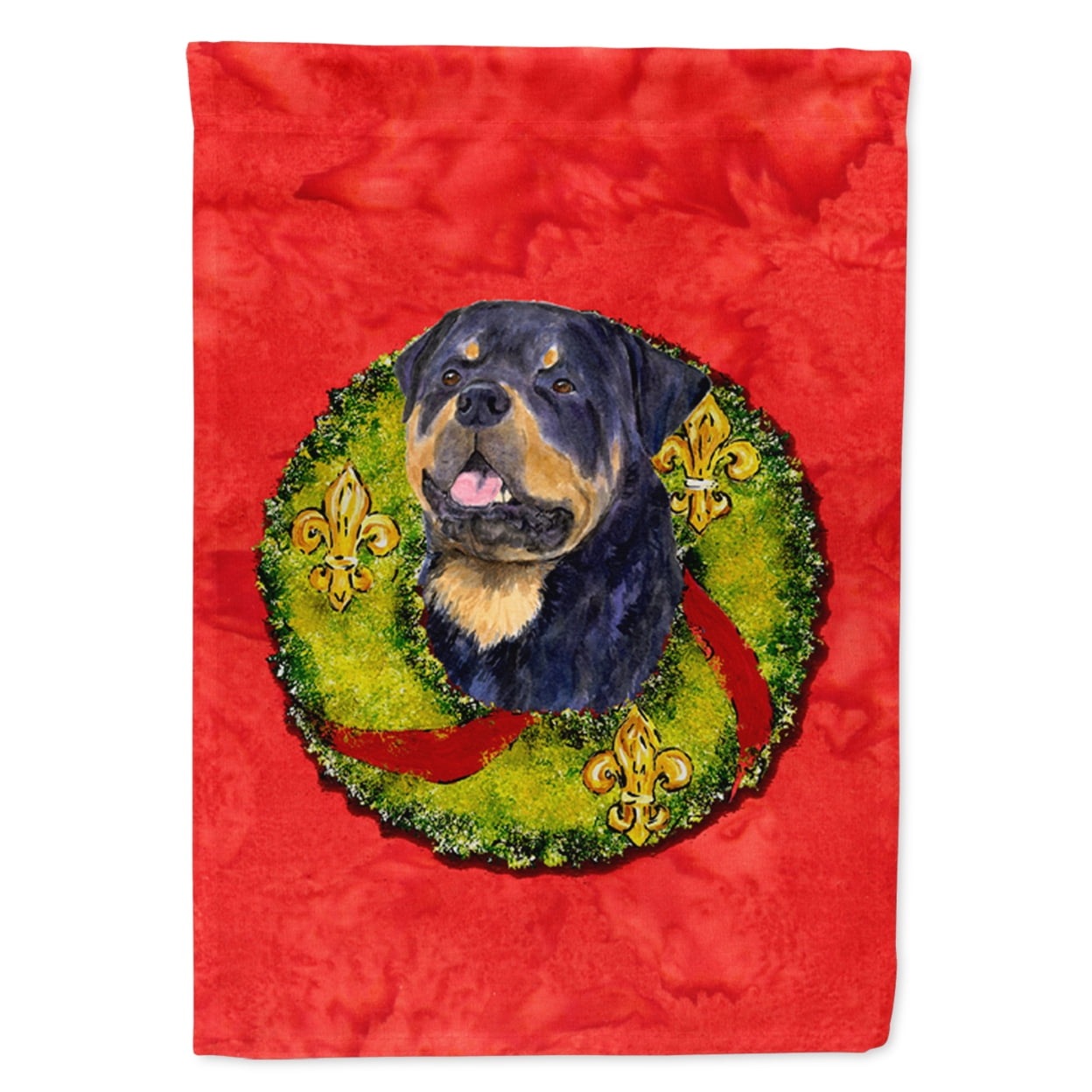 Multicolor Rottweiler Carolines Treasures SS4211-FLAG-PARENT Rottweiler Flag multicolor ...
