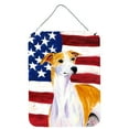 thumbnail image 1 of Carolines Treasures SS4246DS1216 USA American Flag with Whippet Wall or Door Hanging Prints 12x16 multicolor, 1 of 2