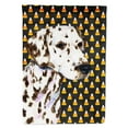 thumbnail image 1 of Carolines Treasures SS4262-FLAG-PARENT Dalmatian Candy Corn Halloween Portrait Flag  multicolor, 1 of 1