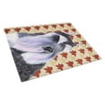 thumbnail image 1 of Carolines Treasures SS4379LCB Schnauzer Fall Leaves Portrait Glass Cutting Board Large, 12H x 16W, multicolor, 1 of 2