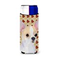 thumbnail image 1 of Carolines Treasures SS4382MUK Chihuahua Fall Leaves Portrait Ultra Hugger for slim cans Slim Can multicolor, 1 of 6