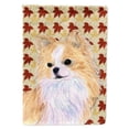 thumbnail image 1 of Carolines Treasures SS4383-FLAG-PARENT Chihuahua Fall Leaves Portrait Flag  multicolor, 1 of 2