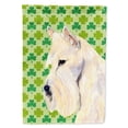 thumbnail image 1 of Carolines Treasures SS4461-FLAG-PARENT Scottish Terrier St. Patricks Day Shamrock Portrait Flag  multicolor, 1 of 2