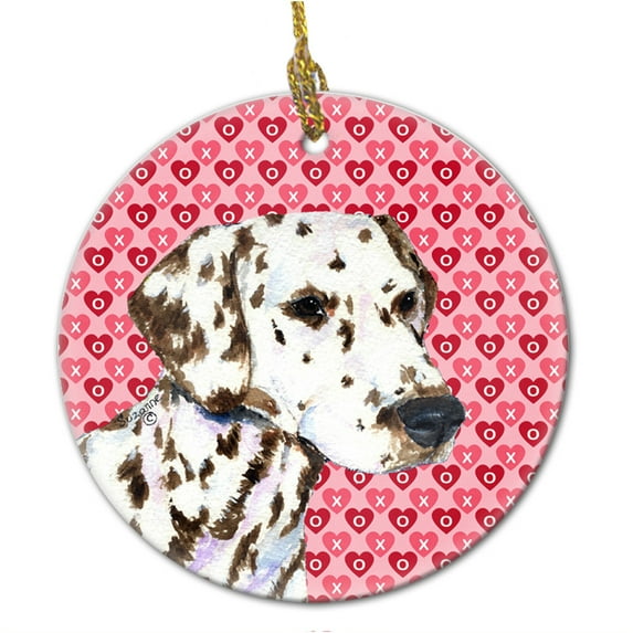 Carolines Treasures SS4469CO1 Dalmatian Ceramic Ornament, Multicolor