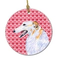 thumbnail image 1 of Carolines Treasures SS4475CO1 Borzoi Ceramic Ornament, Multicolor, 1 of 1