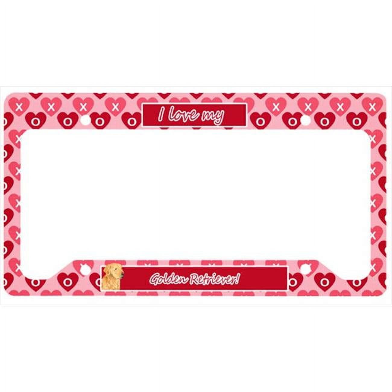 Carolines Treasures SS4476LPF 12 x 6 in. Golden Retriever License Plate