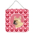 thumbnail image 1 of Carolines Treasures SS4485DS66 French Bulldog Hearts Love and Valentines Day Portrait Wall or Door Hanging Prints 6HX6W, 1 of 1