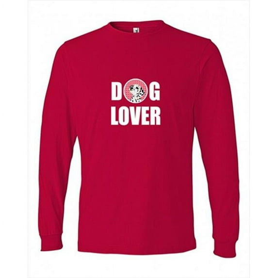 Carolines Treasures SS4492LS-REDU-M Dalmatian Long Sleeve Red Unisex Adult Medium