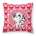 thumbnail image 1 of Carolines Treasures SS4492PW1414 Dalmatian Hearts Love and Valentines Day Portrait Fabric Decorative Pillow  14Hx14W, 1 of 4
