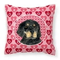 thumbnail image 1 of Carolines Treasures SS4515PW1414 Gordon Setter Hearts Love and Valentines Day Portrait Fabric Decorative Pillow  14Hx14W, 1 of 4