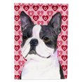 thumbnail image 1 of Carolines Treasures SS4516-FLAG-PARENT Boston Terrier Hearts Love Valentines Day Flag  multicolor, 1 of 2