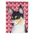 thumbnail image 1 of Carolines Treasures SS4518-FLAG-PARENT Chihuahua Hearts Love and Valentines Day Portrait Flag  multicolor, 1 of 2