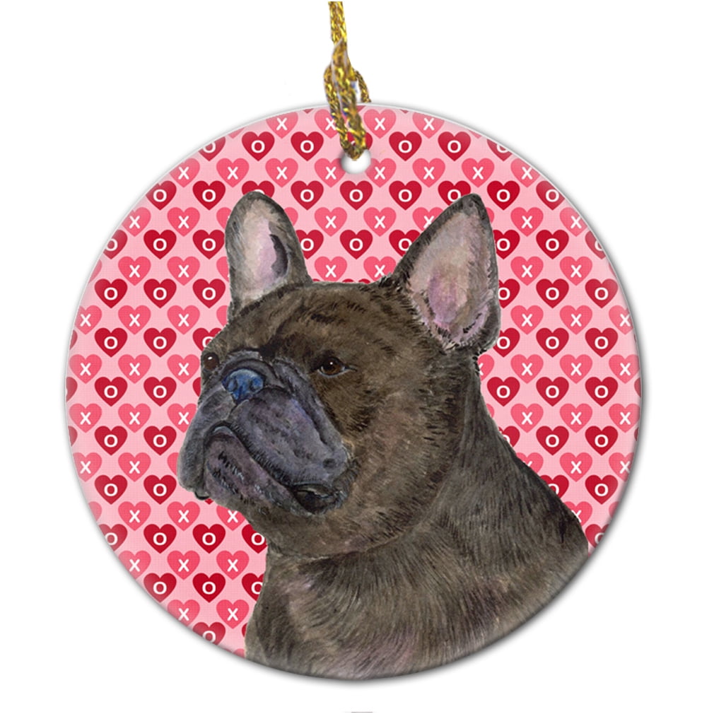 Carolines Treasures SS4519CO1 French Bulldog  Ceramic Ornament 3 in multicolor