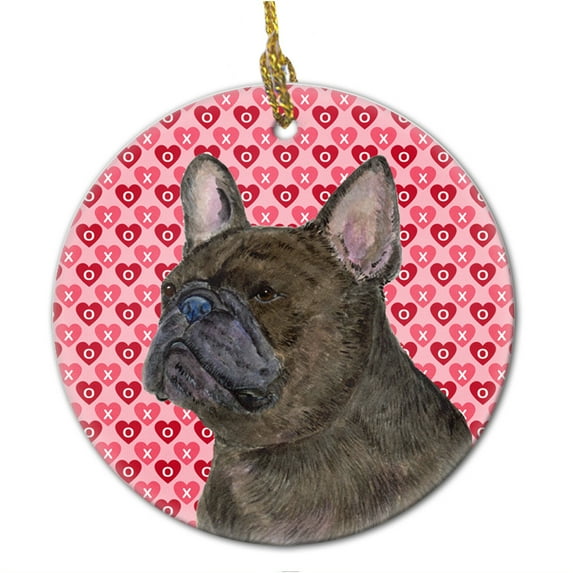 Carolines Treasures SS4519CO1 French Bulldog Ceramic Ornament 3 in multicolor